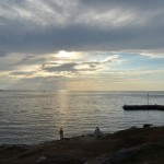 Sonnenuntergang am Strand
